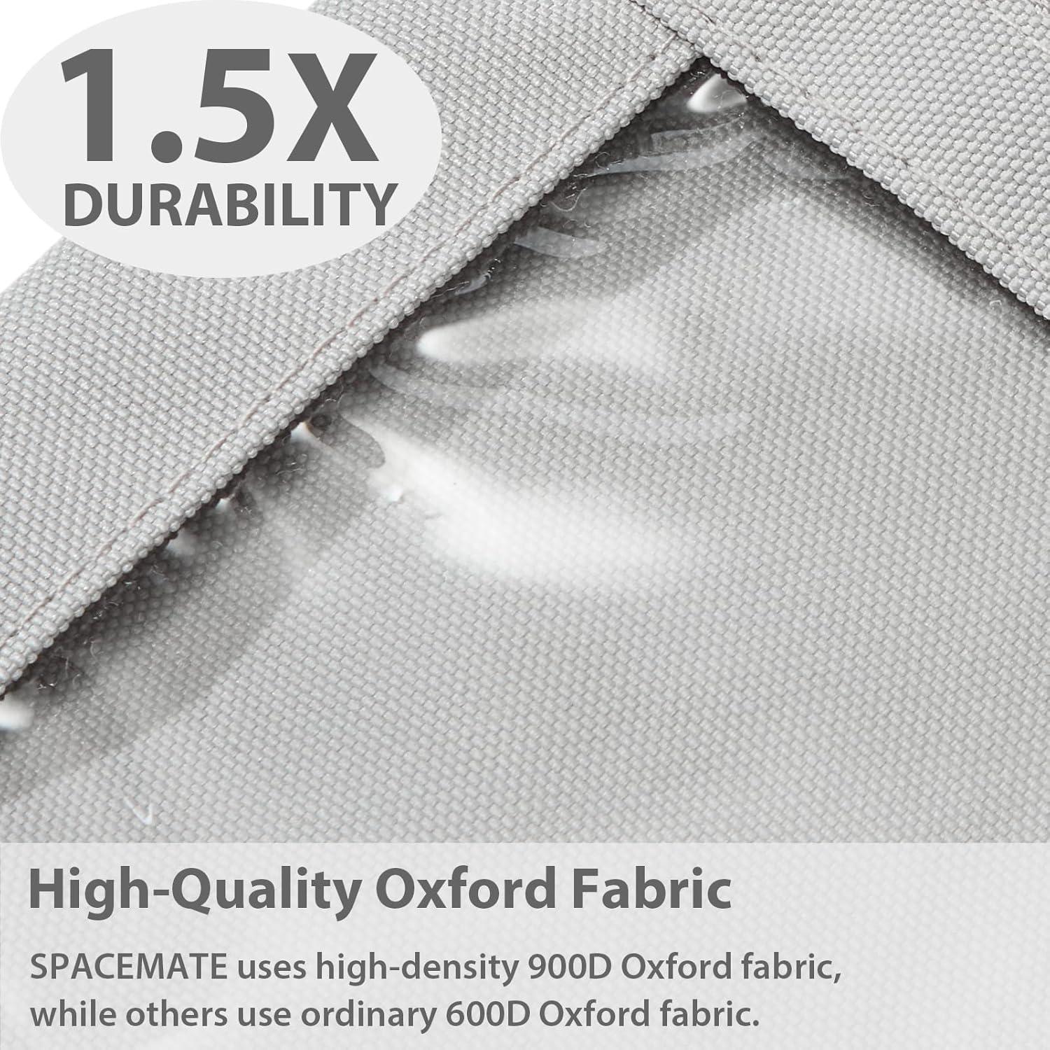 imageSPACEMATE 2 Pack Binder Pencil Pouch Case Box Bag for 3 Ring Binder School Supplies Girls Boys Kids Clear Preppy Stuff Large Aesthetic Pen Organizer Back to College Stationary Light PurpleGray