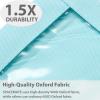 imageSPACEMATE Binder Pencil Pouch Case Box Bag for 3 Ring Binder School Supplies Girls Boys Kids Clear Preppy Stuff Large Aesthetic Pen Organizer Back to College Stationary 1 Pack GrayEggshell Blue