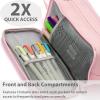 imageSPACEMATE Pencil Case Pouch Box Bag School Supplies Girls Boys Kids Cute Preppy Stuff Big Capacity Aesthetic Pen Organizer Back to College Stationary Black Extra Large Style 2300mlPink