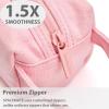 imageSPACEMATE Pencil Case Pouch Box Bag School Supplies Girls Boys Kids Cute Preppy Stuff Large Big Capacity Aesthetic Canvas Pen Organizer Back to College Stationary Sky Blue Simple Style 1200mlRosy Pink