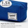 imageSPACEMATE Pencil Case Pouch Box Bag School Supplies Girls Boys Kids Cute Preppy Stuff Large Big Capacity Aesthetic Canvas Pen Organizer Back to College Stationary Sky Blue Simple Style 1200mlRoyal Blue