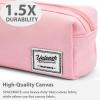 imageSPACEMATE Pencil Case Pouch Box Bag School Supplies Girls Boys Kids Cute Preppy Stuff Large Big Capacity Aesthetic Canvas Pen Organizer Back to College Stationary Sky Blue Simple Style 1200mlRosy Pink