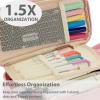imageSPACEMATE Pencil Case Pouch Box Bag School Supplies Girls Boys Kids Cute Preppy Stuff Large Big Capacity Aesthetic Pen Organizer Back to College Stationary Coal Black Standard Stlye 1800mlLight Pink