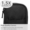 imageSPACEMATE Pencil Case Pouch Box Bag School Supplies Girls Boys Kids Cute Preppy Stuff Large Big Capacity Aesthetic Pen Organizer Back to College Stationary Dark Cyan Heavy Duty Canvas 1800mlCoal Black