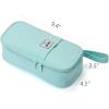 imageSPACEMATE Pencil Case Pouch Box Bag School Supplies Girls Boys Kids Cute Preppy Stuff Large Big Capacity Aesthetic Pen Organizer Back to College Stationary Cornflower Blue Classic Stlye 1800mlEggshell Blue