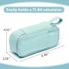 imageSPACEMATE Pencil Case Pouch Box Bag School Supplies Girls Boys Kids Cute Preppy Stuff Large Big Capacity Aesthetic Pen Organizer Back to College Stationary Dark Cyan Heavy Duty Canvas 1800mlLight Green