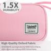 imageSPACEMATE Pencil Case Pouch Box Bag School Supplies Girls Boys Kids Cute Preppy Stuff Large Big Capacity Aesthetic Pen Organizer Back to College Stationary Coal Black Standard Stlye 1800mlLight Pink