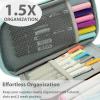 imageSPACEMATE Pencil Case Pouch Box Bag School Supplies Girls Boys Kids Cute Preppy Stuff Large Big Capacity Aesthetic Pen Organizer Back to College Stationary Cornflower Blue Classic Stlye 1800mlEggshell Blue