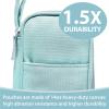 imageSPACEMATE Pencil Case Pouch Box Bag School Supplies Girls Boys Kids Cute Preppy Stuff Large Big Capacity Aesthetic Pen Organizer Back to College Stationary Dark Cyan Heavy Duty Canvas 1800mlLight Green