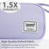 imageSPACEMATE Pencil Case Pouch Box Bag School Supplies Girls Boys Kids Cute Preppy Stuff Large Big Capacity Aesthetic Pen Organizer Back to College Stationary Coal Black Standard Stlye 1800mlLight Purple
