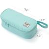 imageSPACEMATE Pencil Case Pouch Box Bag School Supplies Girls Boys Kids Cute Preppy Stuff Large Big Capacity Aesthetic Pen Organizer Back to College Stationary Coal Black Standard Stlye 1800mlEggshell Blue